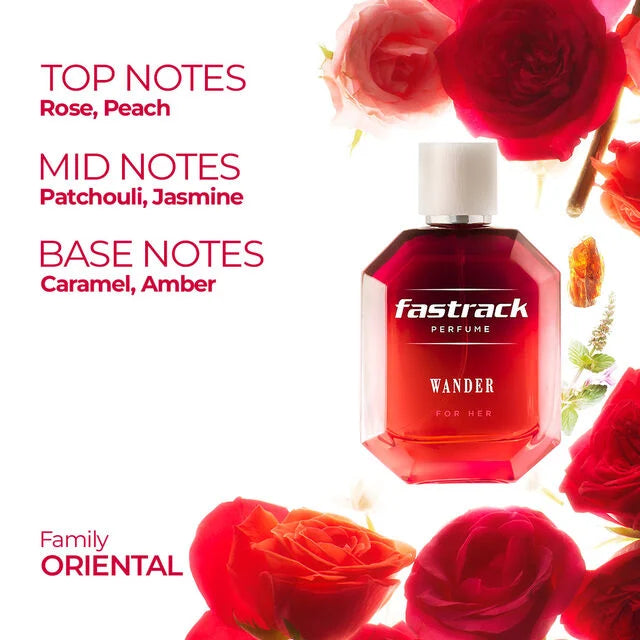 Fastrack Wander Eau de Parfum for Women & Girls | 100 ml | Family Oriental